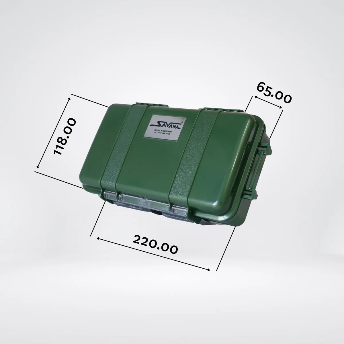 Savana HC-1010 Mini Su Geçirmez Ekipman Kutusu - Mat Siyah - Detay Görseli 3